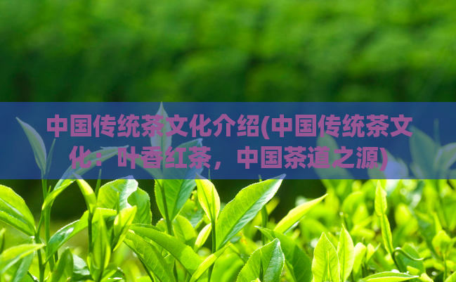 中国传统茶文化介绍(中国传统茶文化：叶香红茶，中国茶道之源)