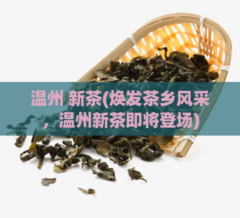 温州 新茶(焕发茶乡风采，温州新茶即将登场)