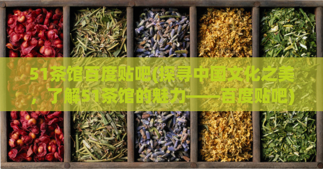 51茶馆百度贴吧(探寻中国文化之美，了解51茶馆的魅力——百度贴吧)