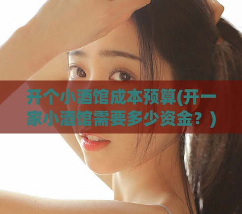开个小酒馆成本预算(开一家小酒馆需要多少资金?)