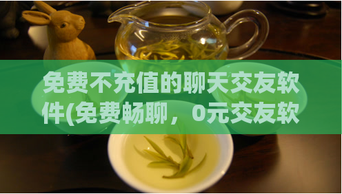 免费不充值的聊天交友软件(免费畅聊，0元交友软件等你来用！)
