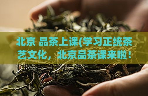 北京 品茶上课(学习正统茶艺文化，北京品茶课来啦！)