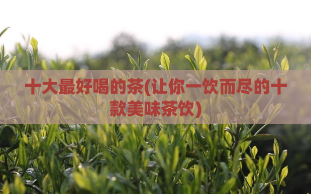 十大最好喝的茶(让你一饮而尽的十款美味茶饮)
