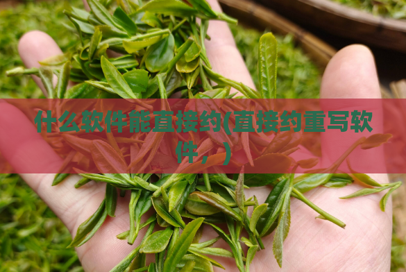 什么软件能直接约(直接约重写软件,)