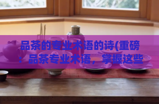 品茶的专业术语的诗(重磅:品茶专业术语,掌握这些关键词,成为品茶高手!)
