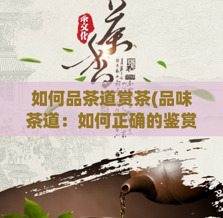 如何品茶道赏茶(品味茶道：如何正确的鉴赏优质茶叶)