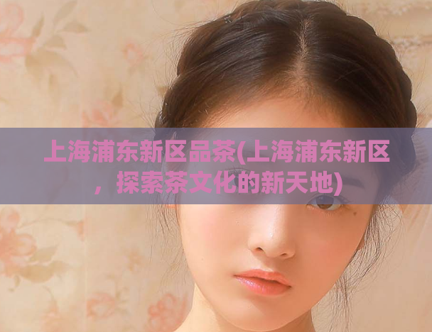 上海浦东新区品茶(上海浦东新区，探索茶文化的新天地)