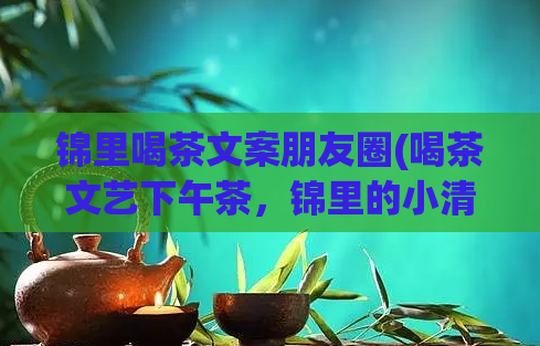 锦里喝茶文案朋友圈(喝茶文艺下午茶，锦里的小清新静谧时光)