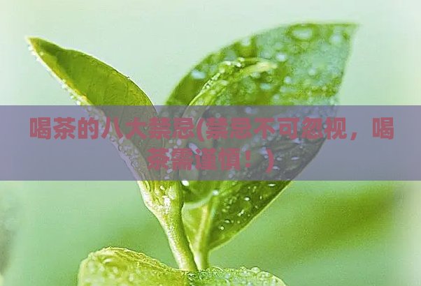 喝茶的八大禁忌(禁忌不可忽视，喝茶需谨慎！)