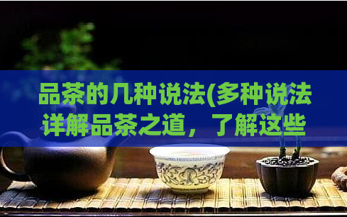 品茶的几种说法(多种说法详解品茶之道,了解这些,你也是茶道高手了!)