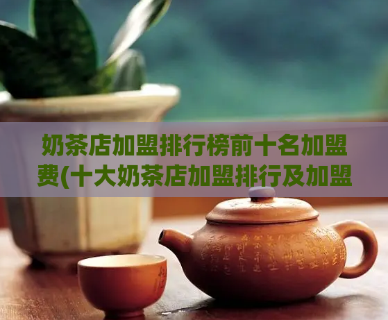 奶茶店加盟排行榜前十名加盟费(十大奶茶店加盟排行及加盟费分析)