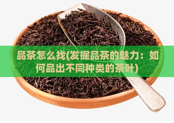 品茶怎么找(发掘品茶的魅力：如何品出不同种类的茶叶)