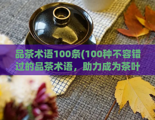 品茶术语100条(100种不容错过的品茶术语，助力成为茶叶行家)