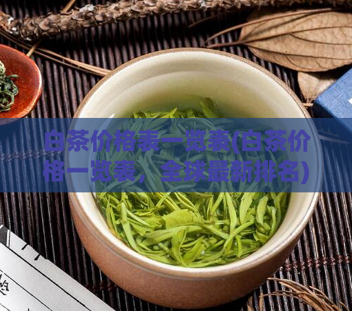 白茶价格表一览表(白茶价格一览表,全球最新排名)