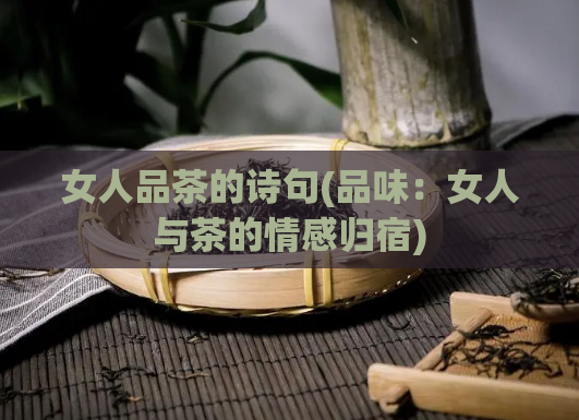 女人品茶的诗句(品味：女人与茶的情感归宿)