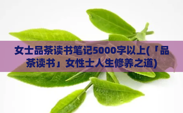 女士品茶读书笔记5000字以上(「品茶读书」女性士人生修养之道)