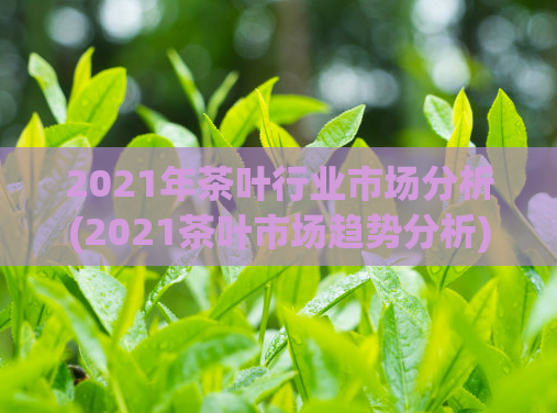 2021年茶叶行业市场分析(2021茶叶市场趋势分析)