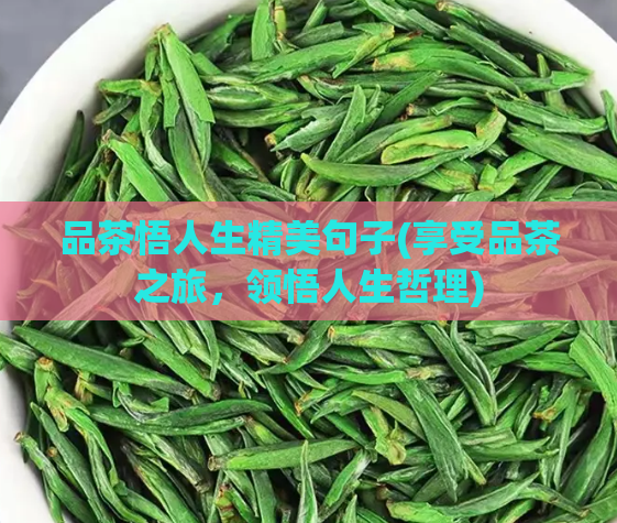 品茶悟人生精美句子(享受品茶之旅，领悟人生哲理)