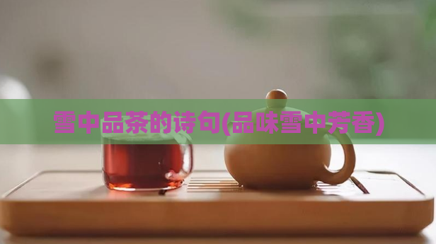雪中品茶的诗句(品味雪中芳香)