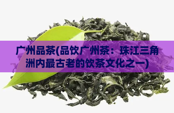 广州品茶(品饮广州茶：珠江三角洲内最古老的饮茶文化之一)