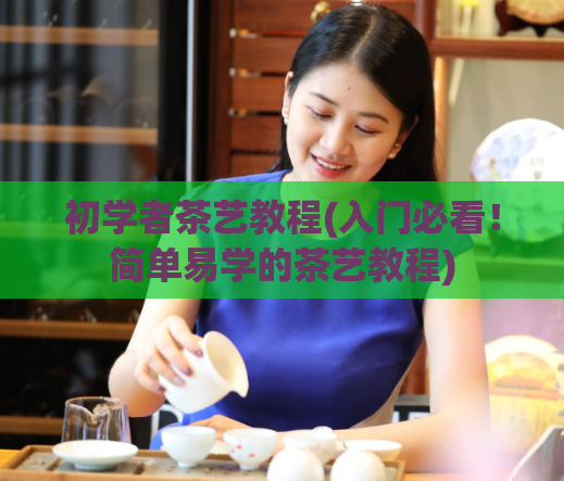 初学者茶艺教程(入门必看!简单易学的茶艺教程)
