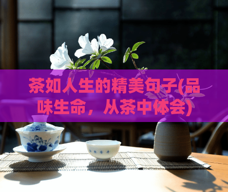 茶如人生的精美句子(品味生命，从茶中体会)