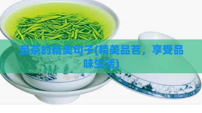 品茶的精美句子(精美品茗，享受品味生活)