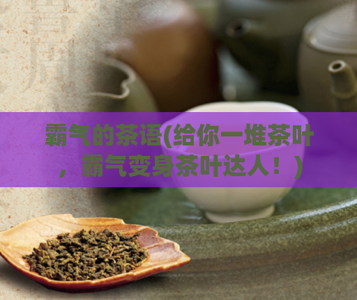 霸气的茶语(给你一堆茶叶,霸气变身茶叶达人!)