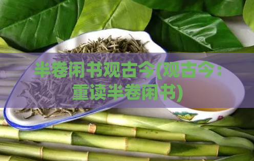 半卷闲书观古今(观古今:重读半卷闲书)