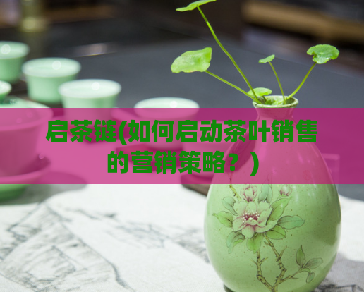 启茶链(如何启动茶叶销售的营销策略？)