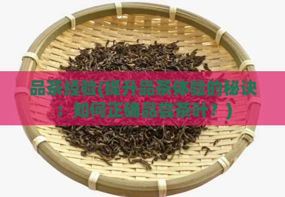 品茶经验(提升品茶体验的秘诀:如何正确品尝茶叶?)