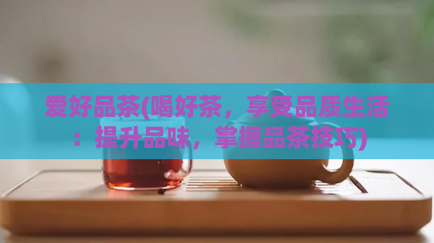 爱好品茶(喝好茶，享受品质生活：提升品味，掌握品茶技巧)