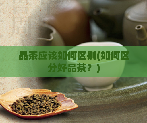 品茶应该如何区别(如何区分好品茶？)
