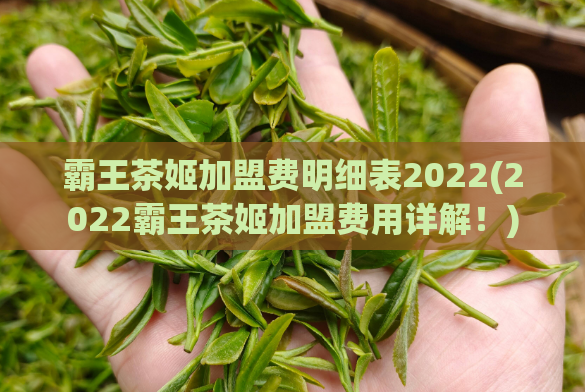霸王茶姬加盟费明细表2022(2022霸王茶姬加盟费用详解!)