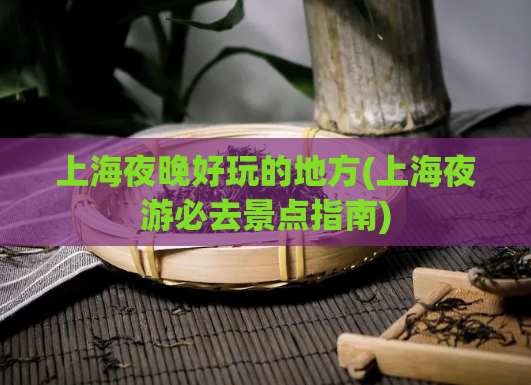 上海夜晚好玩的地方(上海夜游必去景点指南)