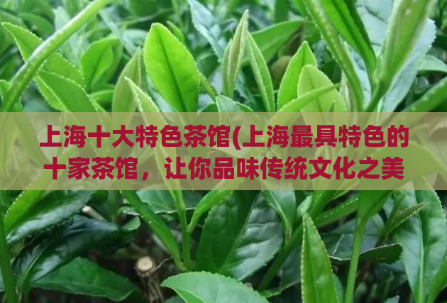 上海十大特色茶馆(上海最具特色的十家茶馆，让你品味传统文化之美)