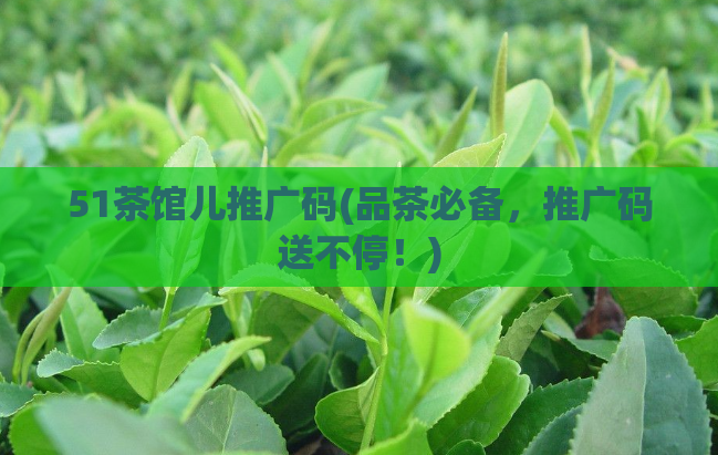 51茶馆儿推广码(品茶必备，推广码送不停！)