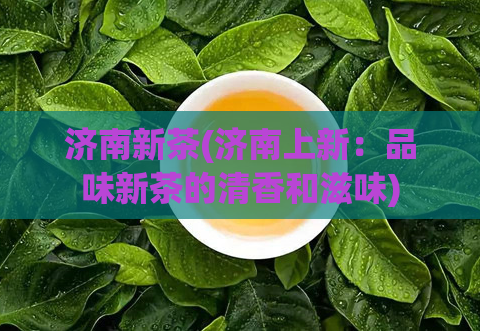 济南新茶(济南上新:品味新茶的清香和滋味)