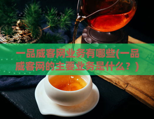 一品威客网业务有哪些(一品威客网的主要业务是什么？)