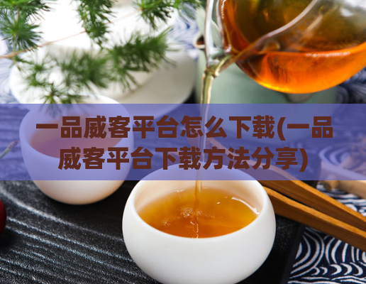 一品威客平台怎么下载(一品威客平台下载方法分享)