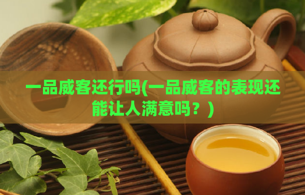 一品威客还行吗(一品威客的表现还能让人满意吗？)