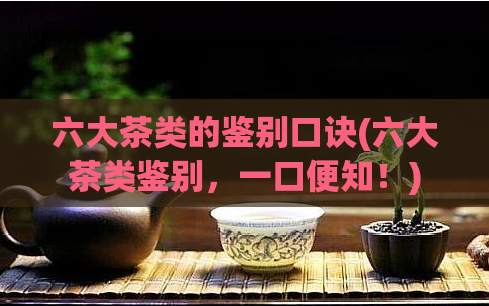 六大茶类的鉴别口诀(六大茶类鉴别,一口便知!)