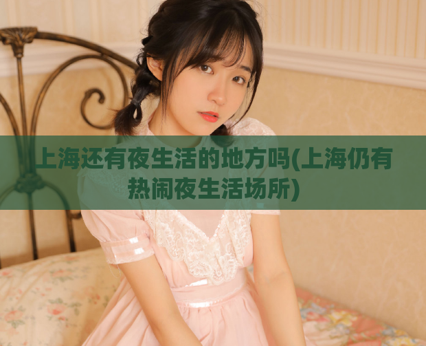 上海还有夜生活的地方吗(上海仍有热闹夜生活场所)