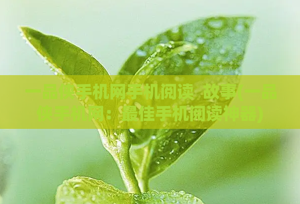 一品侠手机网手机阅读  故事(一品侠手机网：最佳手机阅读神器)