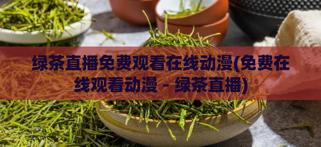 绿茶直播免费观看在线动漫(免费在线观看动漫 - 绿茶直播)