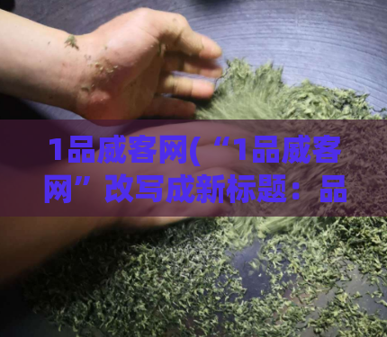 1品威客网(“1品威客网”改写成新标题：品威客，聘请专业人才，畅享商业服务！)
