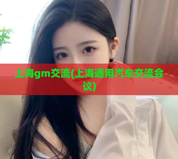 上海gm交流(上海通用汽车交流会议)
