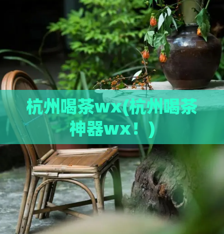杭州喝茶wx(杭州喝茶神器wx！)