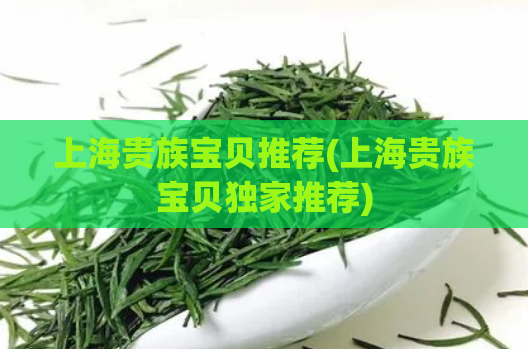 上海贵族宝贝推荐(上海贵族宝贝独家推荐)