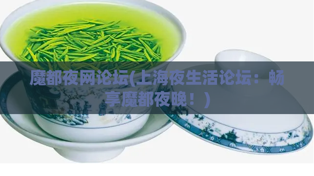 魔都夜网论坛(上海夜生活论坛：畅享魔都夜晚！)